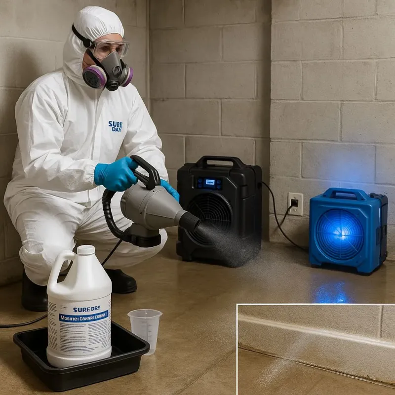 Sanitization and Odor Removal process in Hillsboro, OH