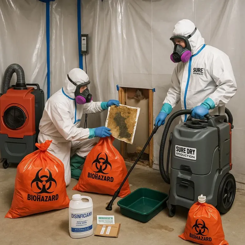 Contaminated Water Handling Protocols process in Hillsboro, OH